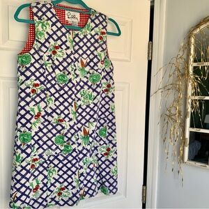 Lilly Pulitzer White Label Vegetable Market Garden Dress Rare!